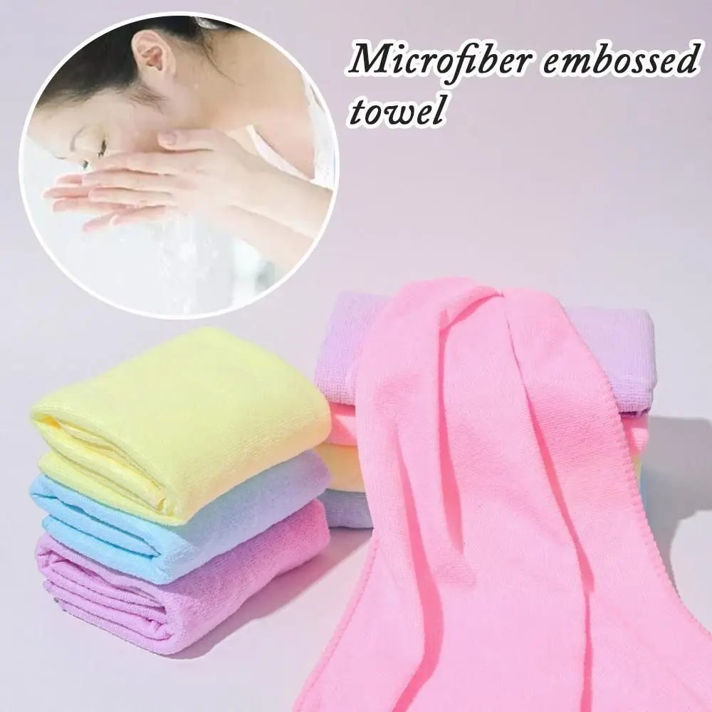 Soft Dry Body Bath Towels Bear Shape Antibacterial Shower Cloth Microfiber 30*70CM Soft Absorbent Towel Bath