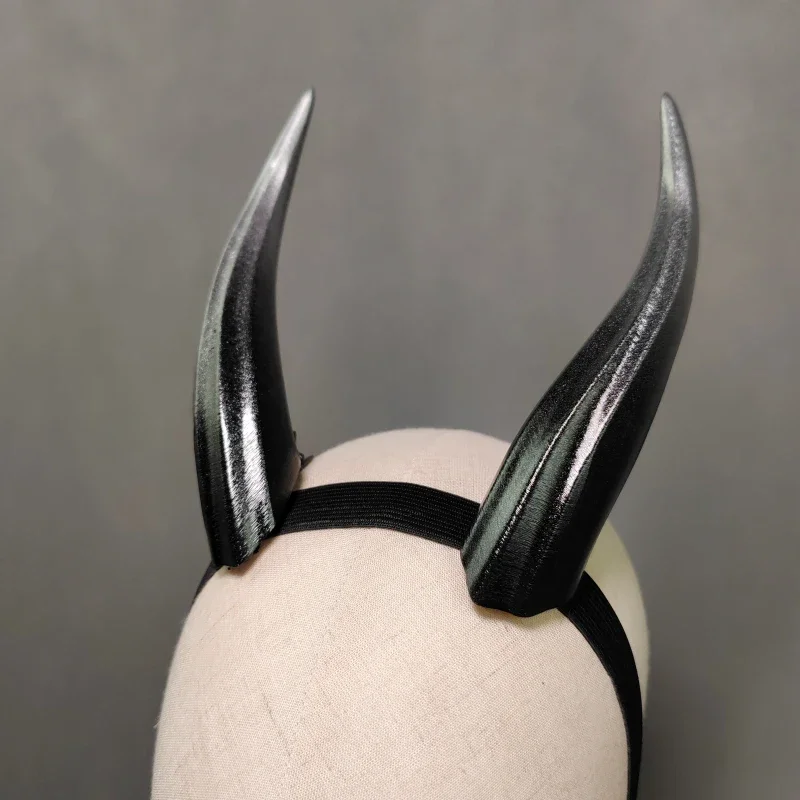 Zhong Li Dragon Horns Genshin Impact Zhongli copricapo accessori Cosplay puntelli per feste di natale di Halloween per spettacolo di fumetti