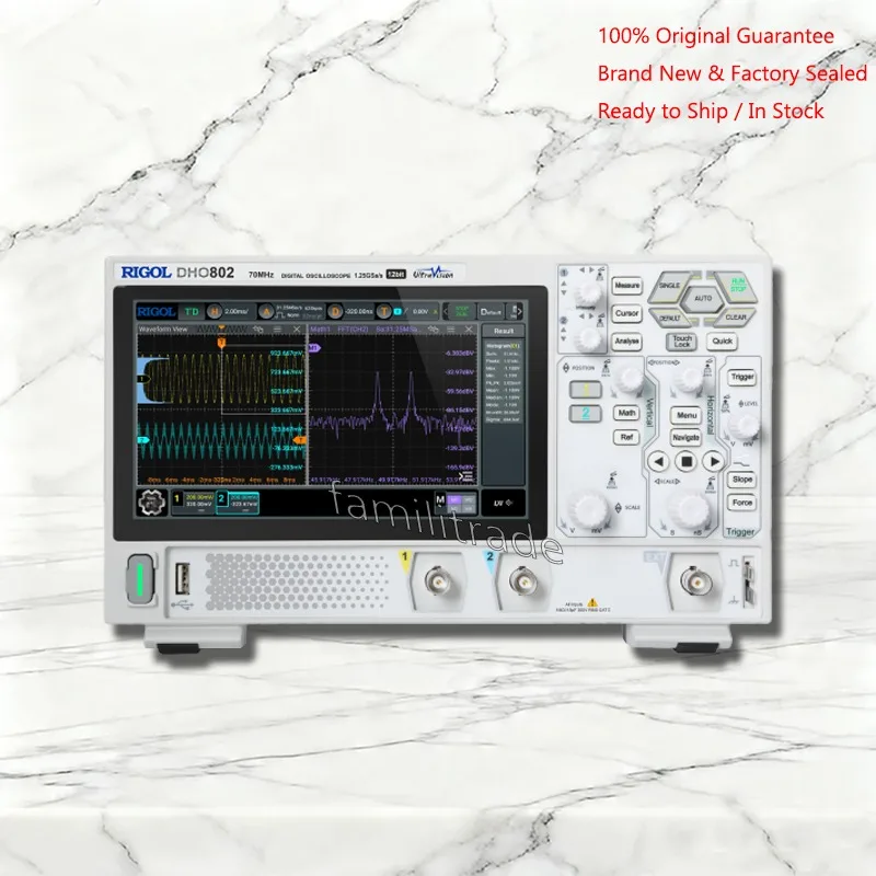 1PC NEW RIGOL DHO802 DHO804 DHO812 DHO814 DHO824 In Stock Digital Oscilloscope DHO800 2/4CH 70-200MHz 1.25GSa/s Original Box
