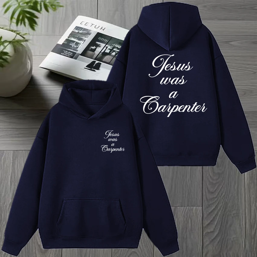 المغني سابرينا نجار يسوع كان نجار مزدوج الوجهين طباعة هوديي للجنسين بلوفر أنيق الرجال النساء بلوزة من الصوف #3