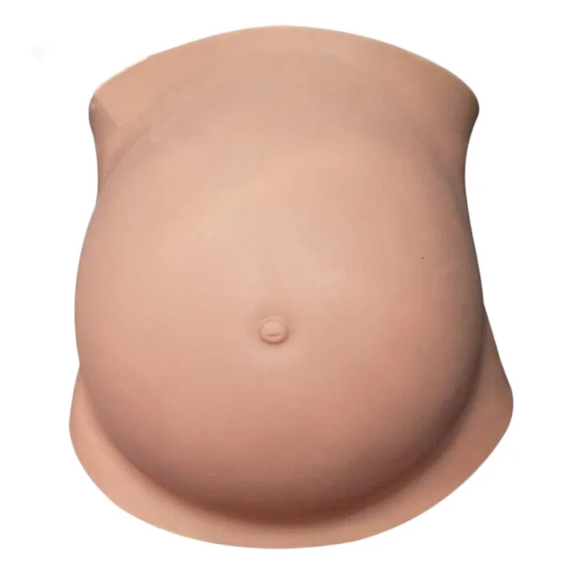 Silicone Belly Realistic Artificial Pregnant Women's Abdomen High-quality Adjustable Waist Fake Abdomen for 2-10 Months