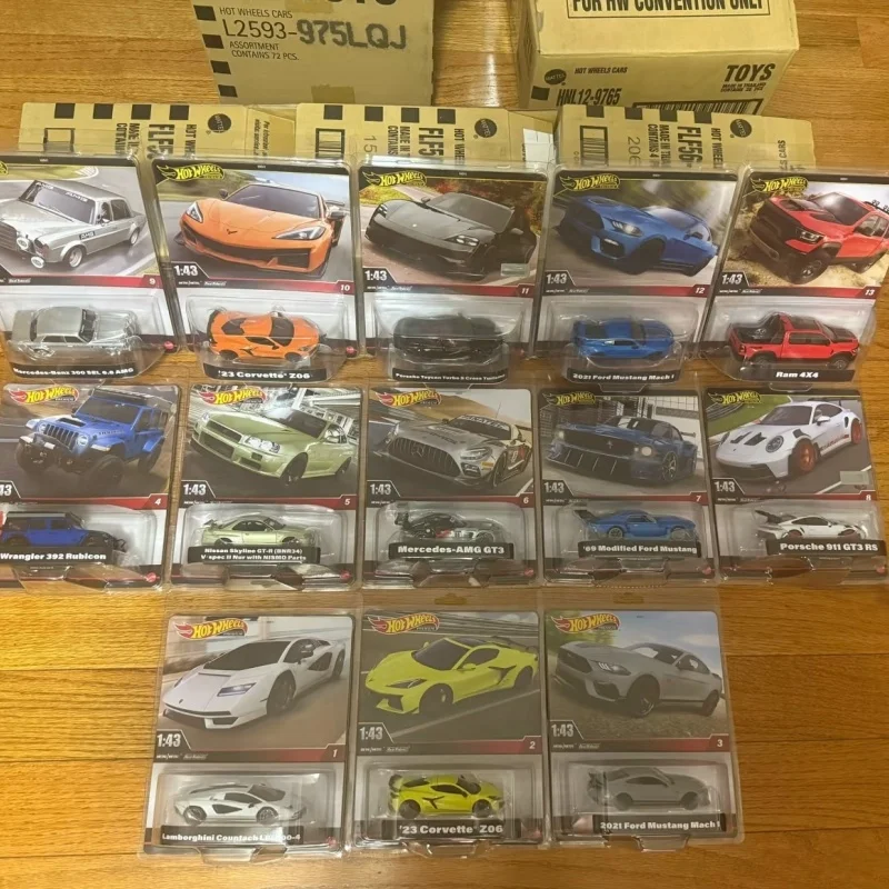 Hot Wheels HDM41 1:43 Proportion Series Premium Alloy Car Model Porsche Iron Bottom Rubber Tire Surprise Toys Collection Car view 5