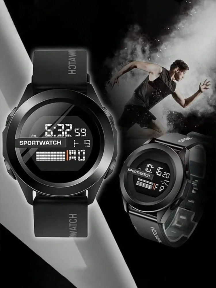 

Unisex Electronic Watch with Alarm Clock and Stopwatch Function, Luminous Casual Sports Watch