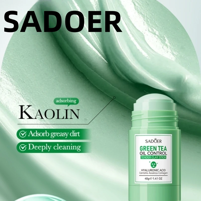 

40g Mugwort Mud Mask Stick, Gentle Cleansing Mud Mask, Deep Oil Control and Purifying Skin, Provides Moisturizing and Moisturizing Effect, Reduces Blackheads, Acne and Acne, and Makes Skin Feels Soft, Smooth, Transparent and Delicate.