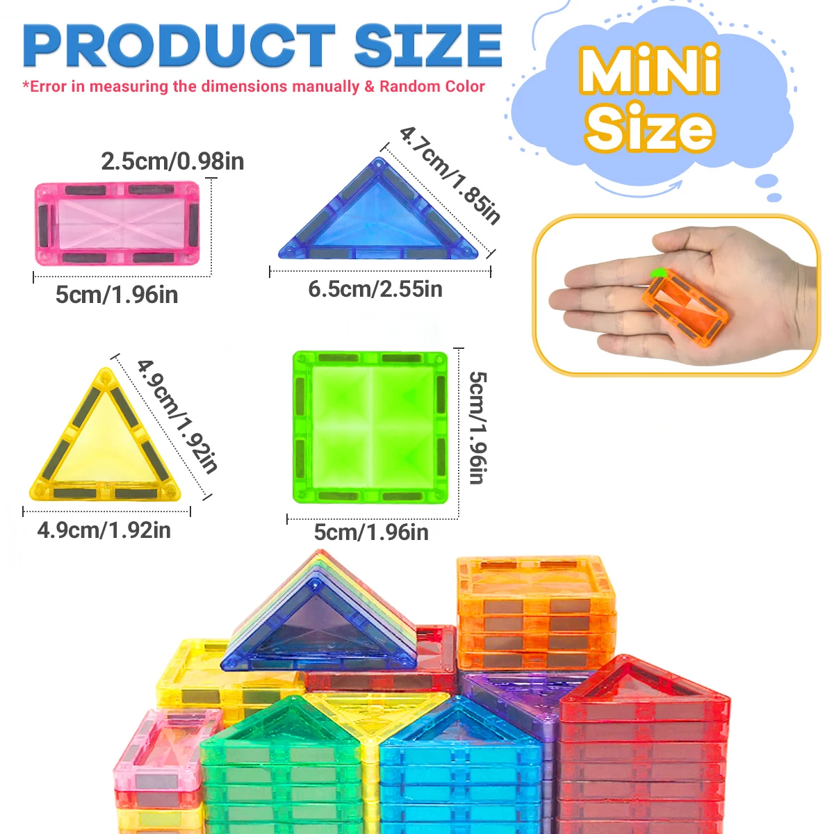 36/56/86 pièces blocs de Construction magnétiques ensemble de Construction jouets 3D pour 3 + ans enfants Montessori blocs de Construction à tige éducative jouets