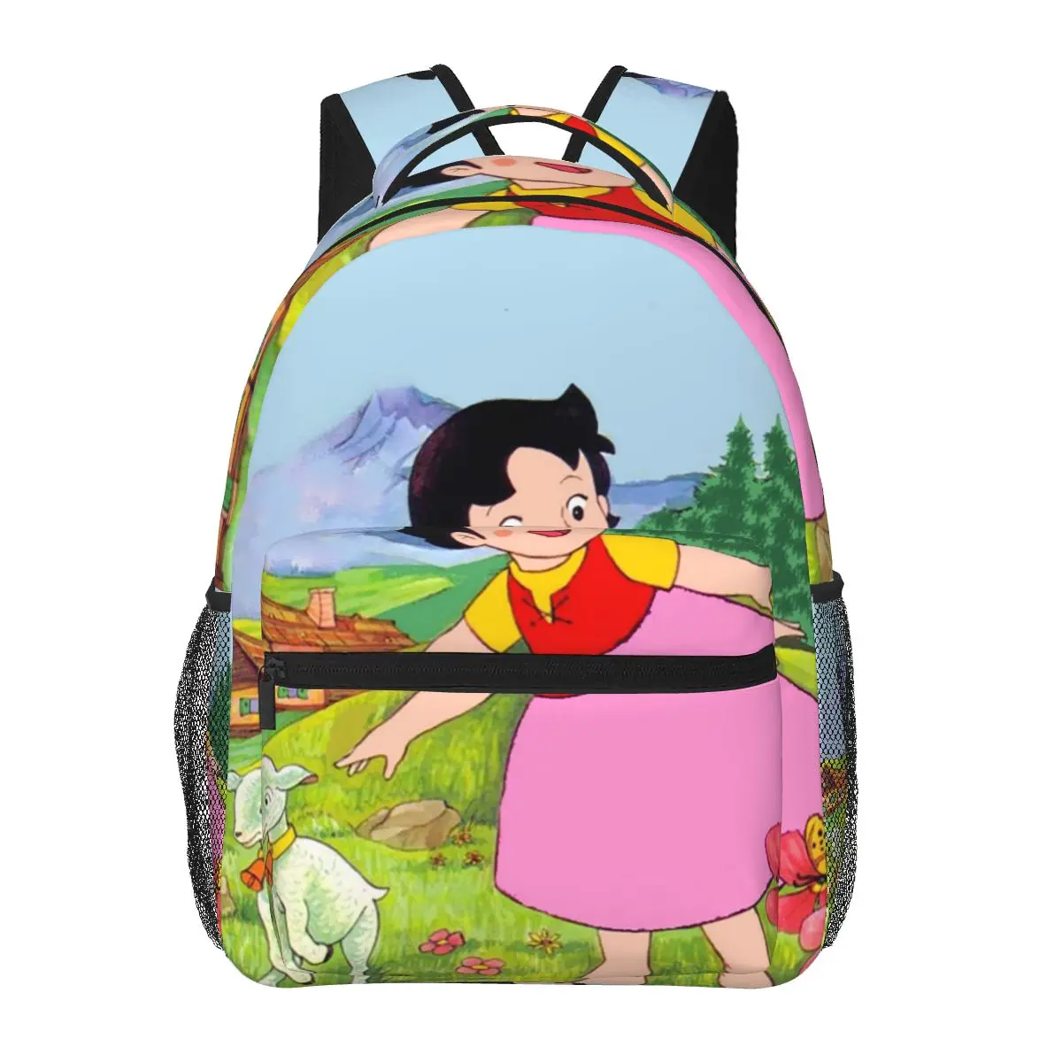 

Heidi Anime Cartoon Student Backpack School Bag Hiking Travel Daypack for Men Women Fashion Bookbag Shoulder Bags