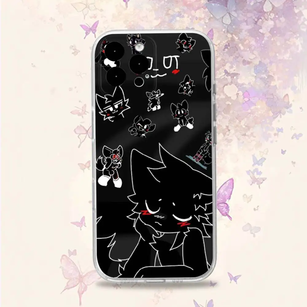 Funda de teléfono con dibujos animados de A-Boykisser para iPhone 11,12,15,16,17,13,14,Pro,Max,Plus,E,Mini,Air,SE4, funda trasera transparente de TPU suave