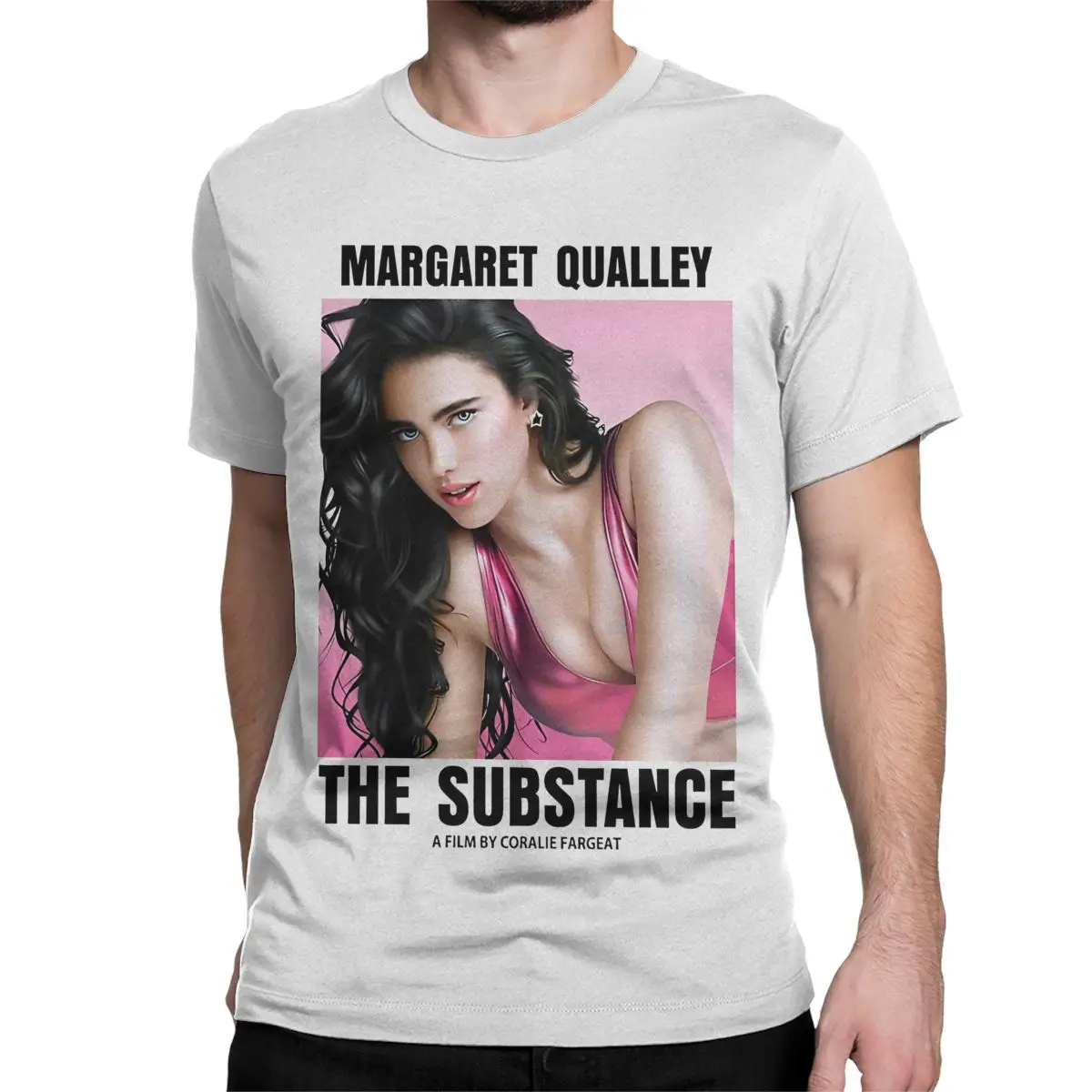 The Substance Movie T Shirts for Men Women Cotton Novelty T-Shirts Margaret Qualley Tees Short Sleeve Clothes Birthday Present