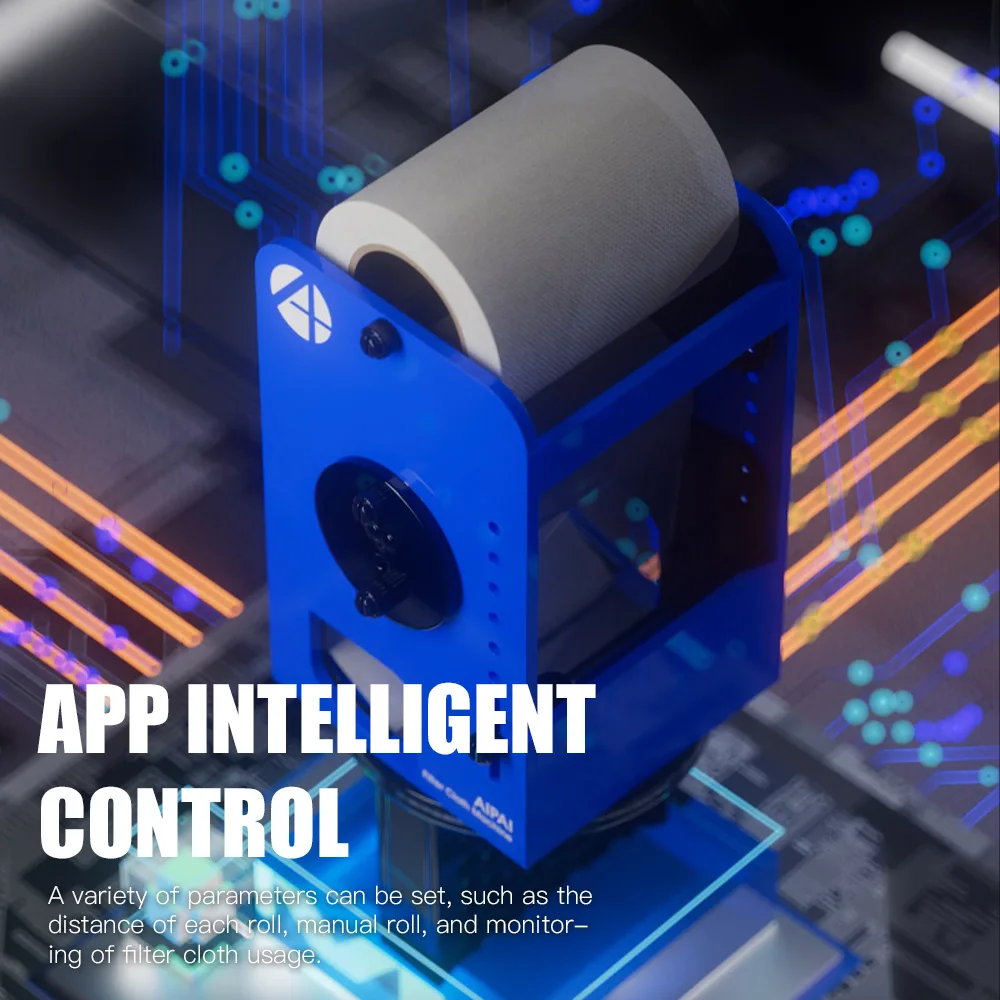AIPAI FIO F10 Smart Filter Rollensystem WIFI Automatische Filtermaschine mit Bildschirmsteuerung für Meerwasseraquarien – Detail 5