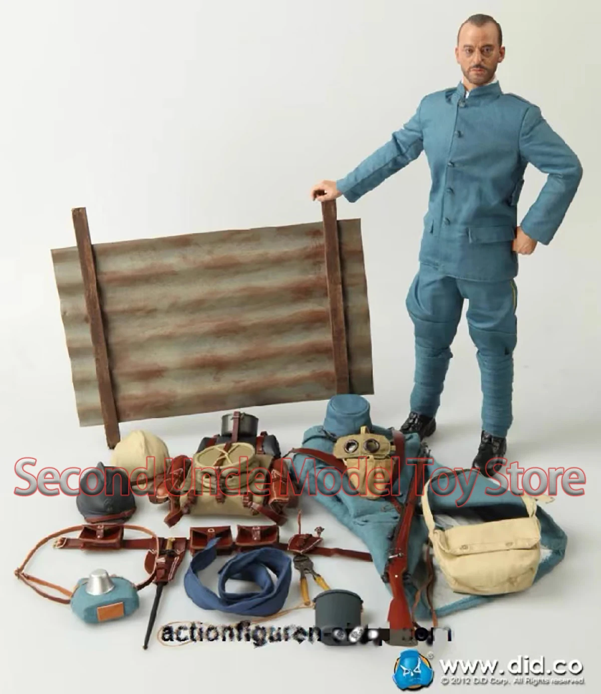 

DID F11003 1/6 French infantry in World War I 12'' Male Soldier Military Action Figure Full Set Collectible Model Toys Gift