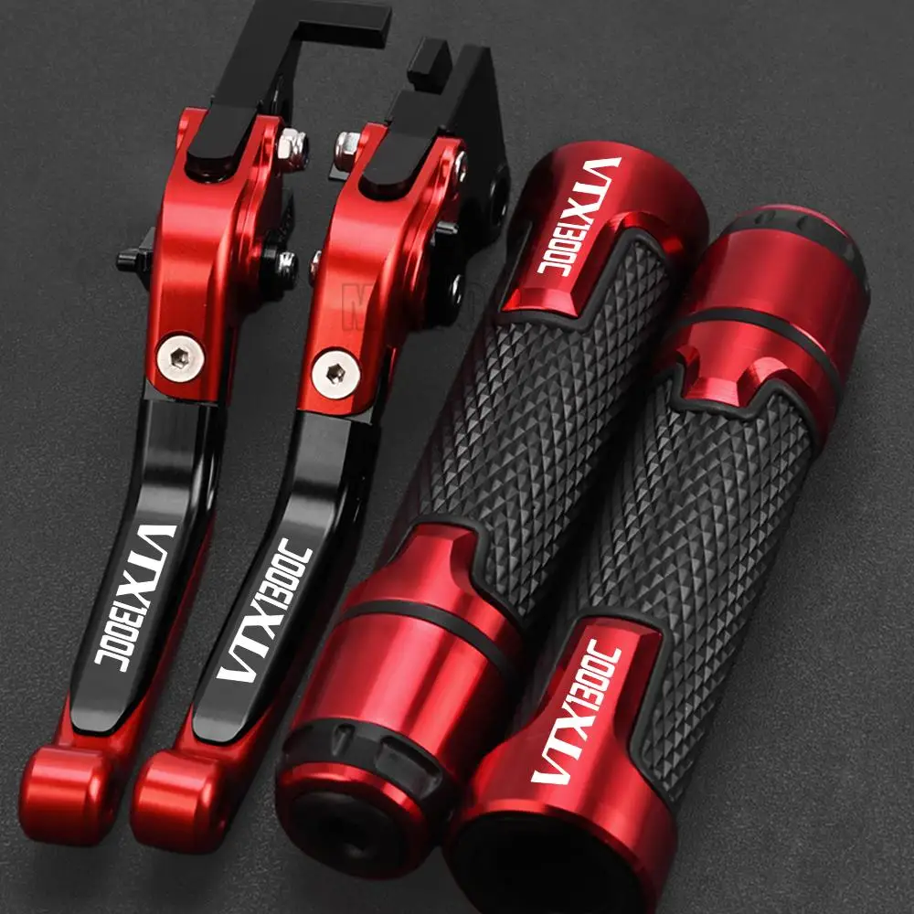 

Adjustable Brake Clutch Lever Handle Hand Grips Ends FOR HONDA VTX1300C VTX 1300C 2004-2005 Motorcycle CNC Aluminum Accessories