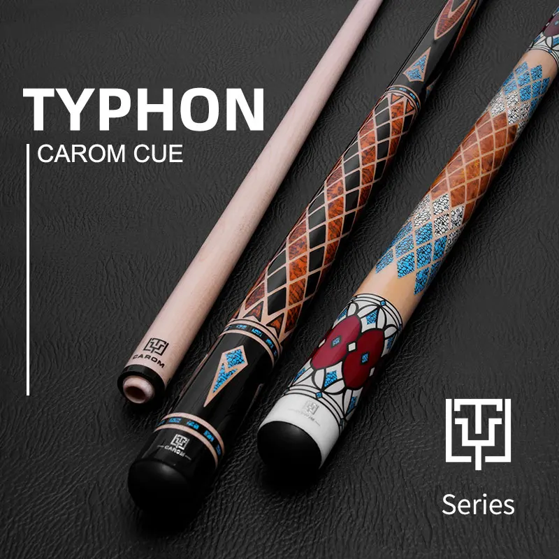 당구큐대 3쿠션용 3 Cushion Cue Korean Carom Billiard Cue TY Brand Typhoon Series Carom Cue Stick Radial Joint 12.2mm Billiard cue