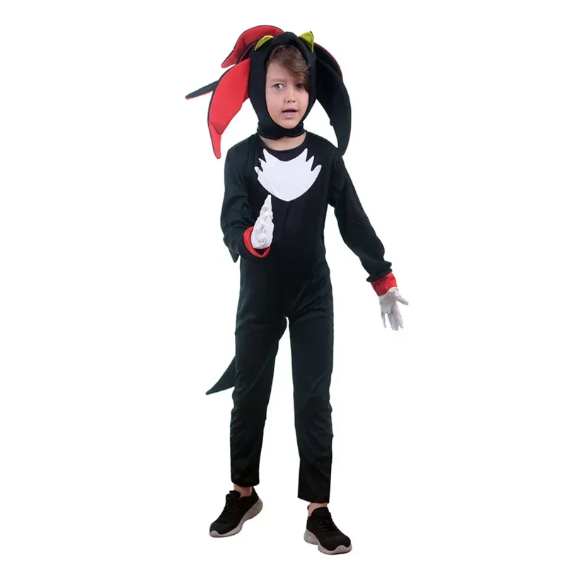 Child Shadow the Hedgehog Halloween Cosplay Costume