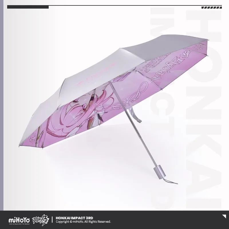 Honkai Impact 3 Elysia Herrscher Of Human Ego Cosplay Sun Rainproof Umbrella Portable Cartoon Anime Umbrell Props Cosplay Gift ﻿