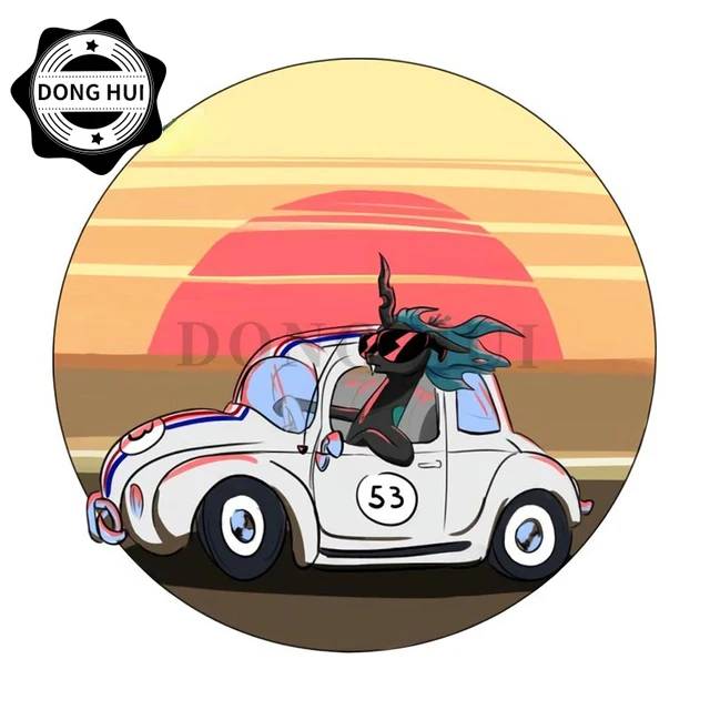 Sticker Number 53 Herbie The Love Bug Car Stickers Beetle Lovers Motorcycle Refrigerator Helmet Laptop Skateboard Mug Decal