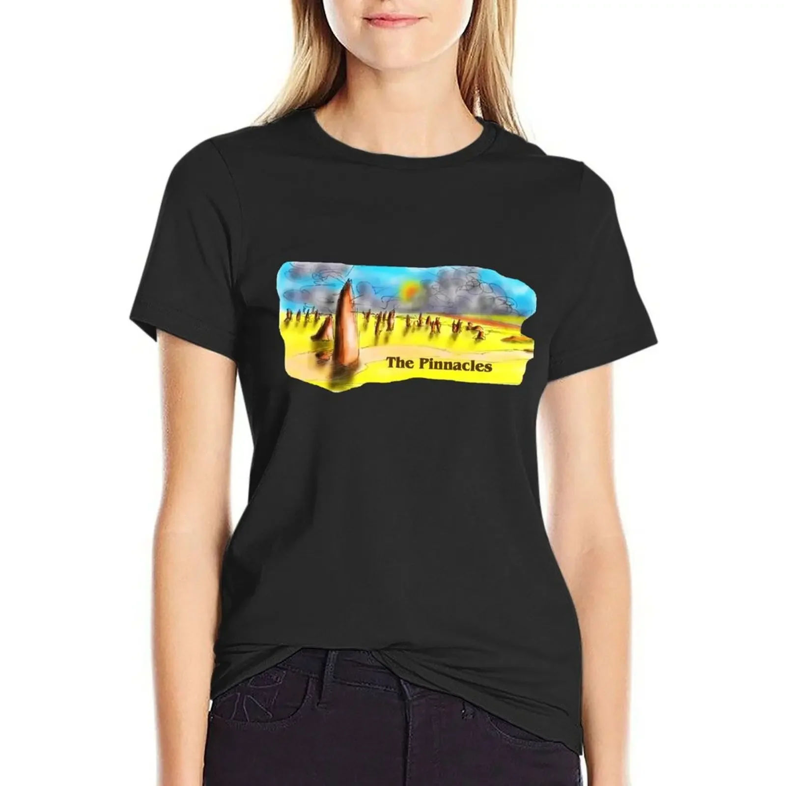 

The Pinnacles T-Shirt summer clothes customizeds female sports fans t-shirts for Women graphic tees
