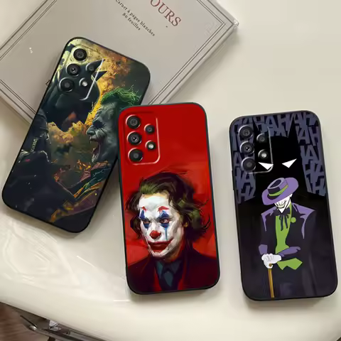 The J-Jokers B-Batmans Wayne For Samsung A53 A52 A33 A32 A51 A71 A21S A13 A73 A55 A22 A23 A35 A72 A54 A12 5G Black TPU