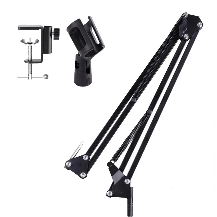 NB-35 Microphone Stand Professional Scissor Arm Stand With Microphone Pop Filter For Mic Bracket With Shock Mount