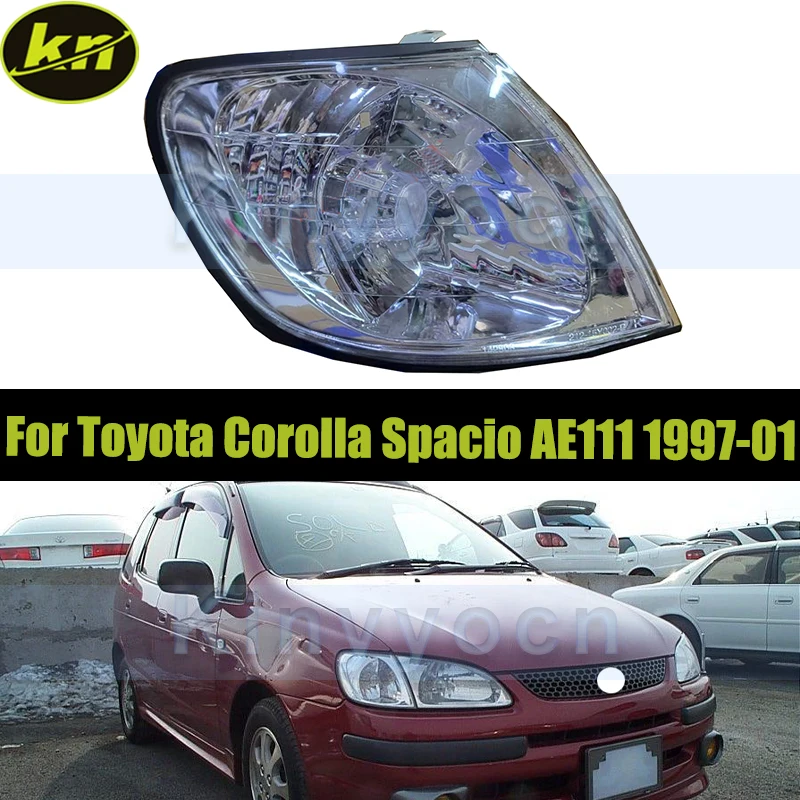 

Угловой светильник автомобиля для Toyota Corolla Spacio AE111 1997-2001, автомобильная фара, указатель поворота, угловой светильник