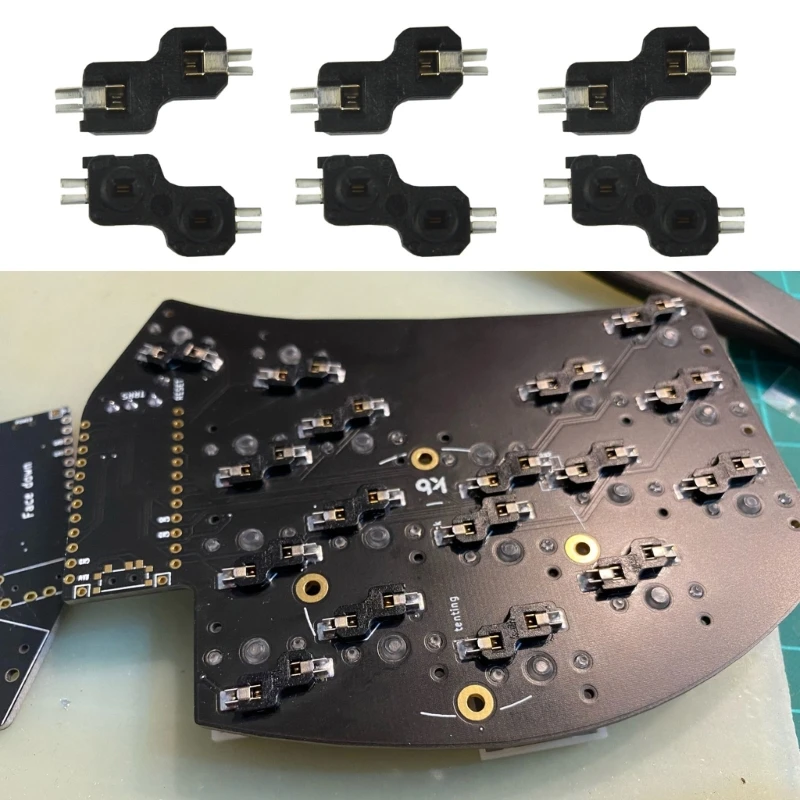 Hot Plug Low Socket for Mechanical Keyboard Switches For Kailh 1350 Pcb Base Modification Replacing Switches