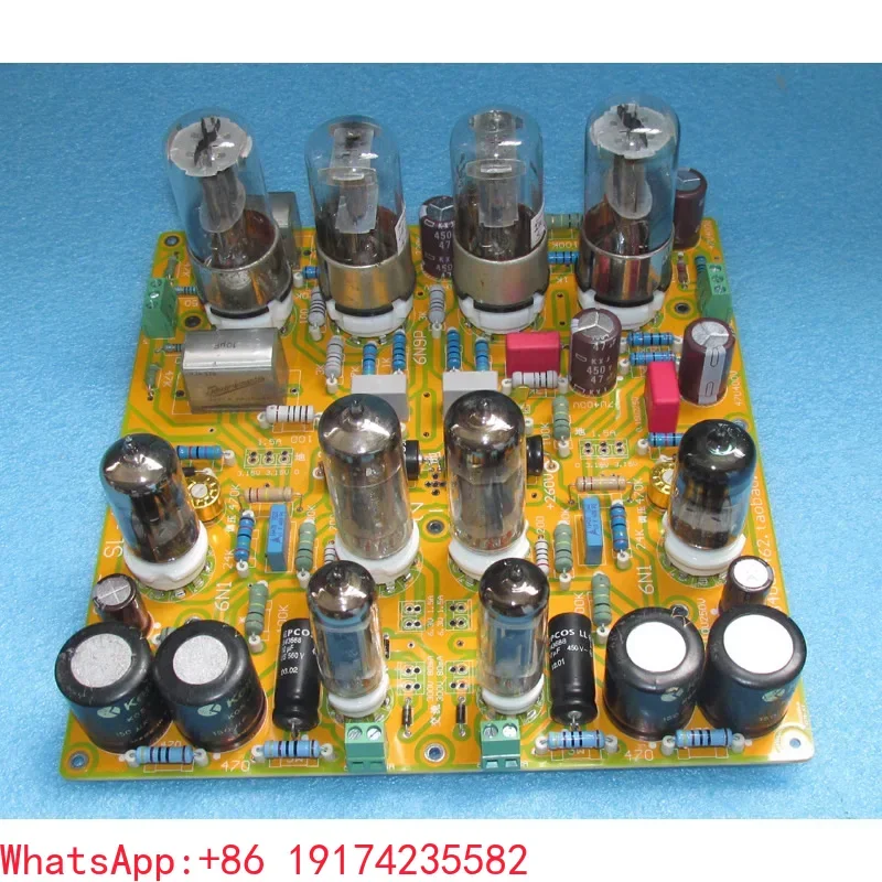 A simplified version of the 6N8P+6N9P bile preamp circuit board JCDQ26M of the Am-eric-an E-lvis SL-1 preamp