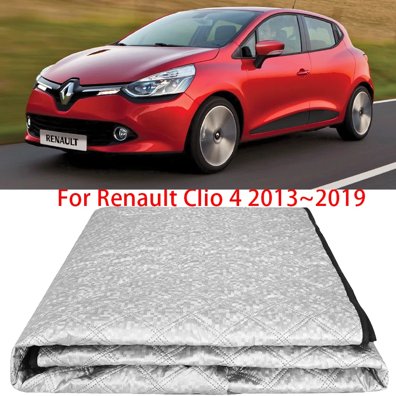 Car Snow Shade For Renault Clio 4 IV4 MK4 Lutecia Generation 2013~2019 Sunshade Winter Covers Protective Accessories 2015 2016