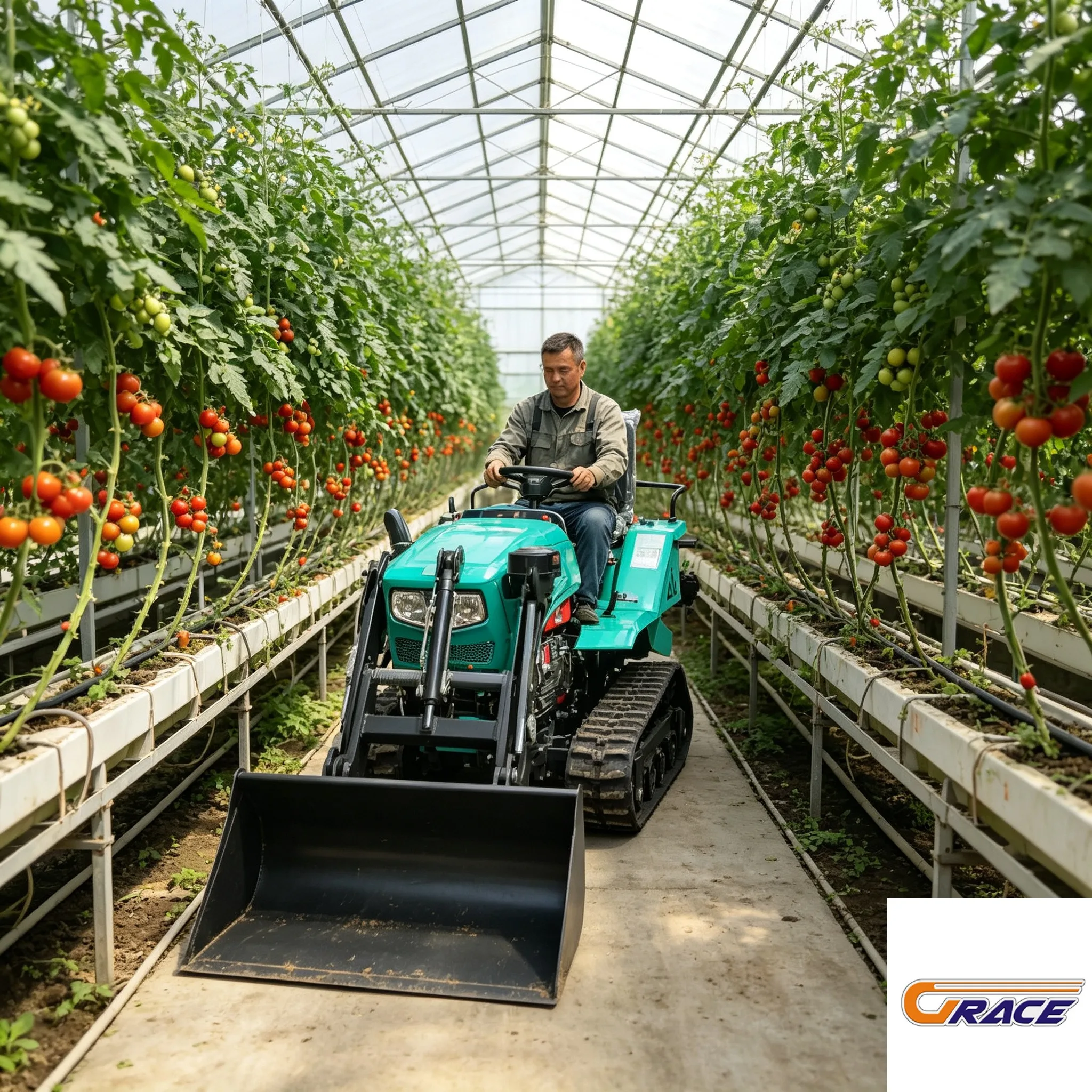50HP All‑Ground Adaptable Crawler Tractor For Muddy Paddy Land Hilly Fruit Orchard Farm Operation