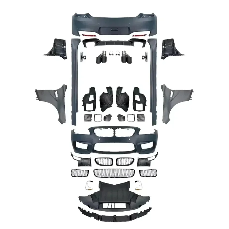 Body Kits 6 Series F06 F12 F13 2011-2018 Modified To M6 Style 1:1 Den Front And Rear Bumpers
