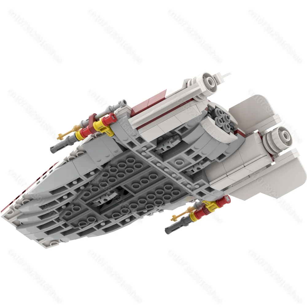 Nieuwe Beroemde Ster Filmserie Moc A-Wing Ruimte Fighter Model Diy Creatieve Ideeën Kinderen Verjaardagscadeau Kerst Buildingblocks