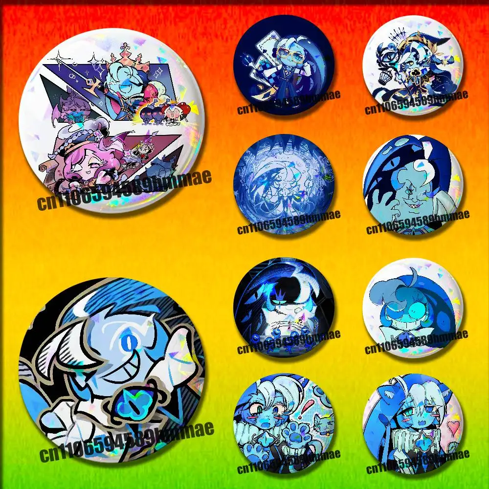 

Round Pins Insignia Badge Cover For Shadow Milk Cookie Coin Brooch Button Clothes Hats Decoration 32mm