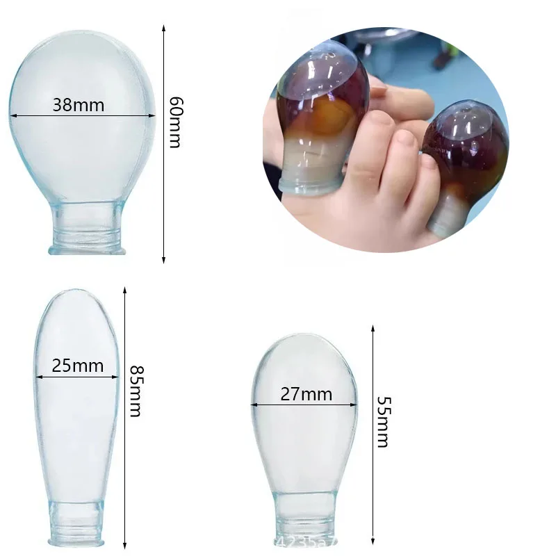 Huishoudelijke Voetverzorging Gereedschap Set Siliconen Teen Soak Potion Protectors Babybedjes Voetmasker Verminderen Wrijving Voorkomt Nagel Inbrengen Wond