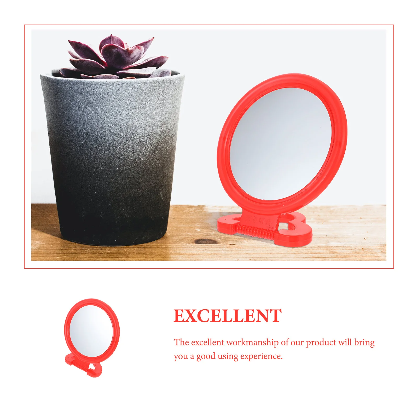 Make up Mirror Table Desk Tabletop Decorative Makeup Retro Vanity Personal Mirrors