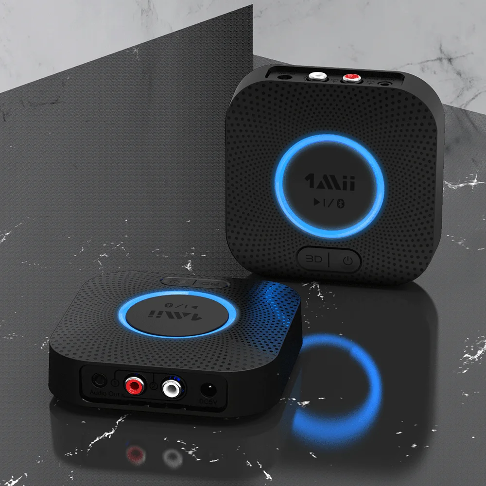 2025 رائجة البيع 1Mii Amazon أفضل بيع جهاز استقبال موسيقى بلوتوث مع صوت محيطي ثلاثي الأبعاد AptX LL/HD بلوتوث 5.1 RCA استقبال ستيريو