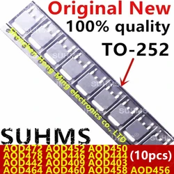 (10piece) 100% New AOD472 AOD452 AOD450 AOD478 AOD446 AOD444 AOD442 AOD409 AOD403 AOD464 AOD460 AOD458 AOD456 TO-252 Chipset