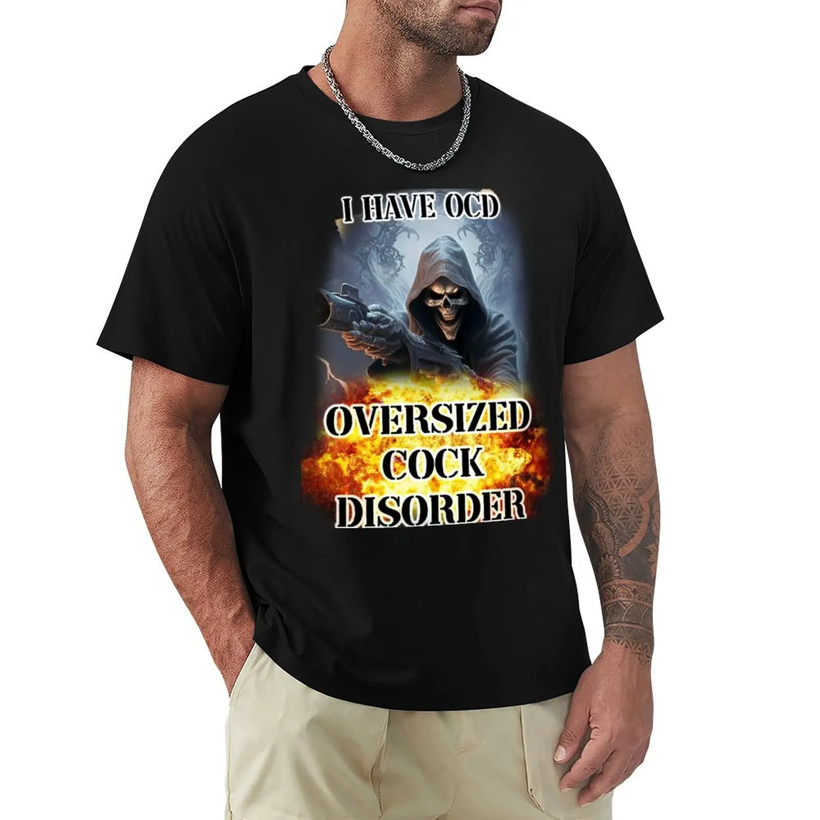 

i have ocd ver 2 T-Shirt Gym Exercise Short Sleeve T-Shirt