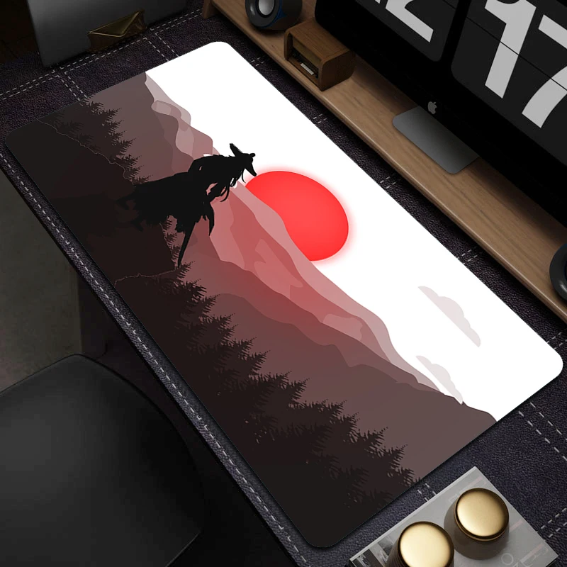 Gaming Mouse Pad XXL Large Non-Slip Mousepad Gamer Desktop Decoration HD Print Game Keyboard Mat 90x40cm Locking Edge Mouse Mat