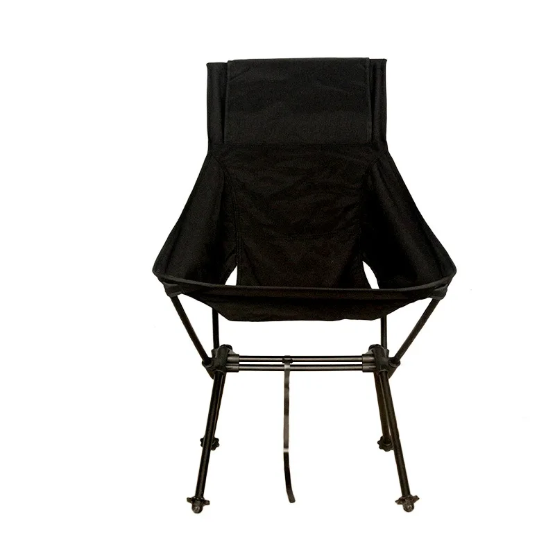 Customize Ultra Light Aluminum Alloy Outdoor Portable Fishing Folding Camping Moon Chair