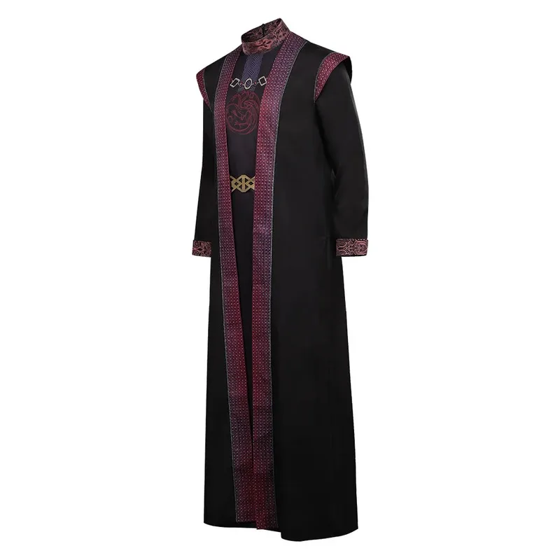 Viserys الخيال بذلة عباءة التلفزيون التنين تأثيري منزل زي رجل هالوين حفلة لعب الأدوار الملابس للذكور الكبار