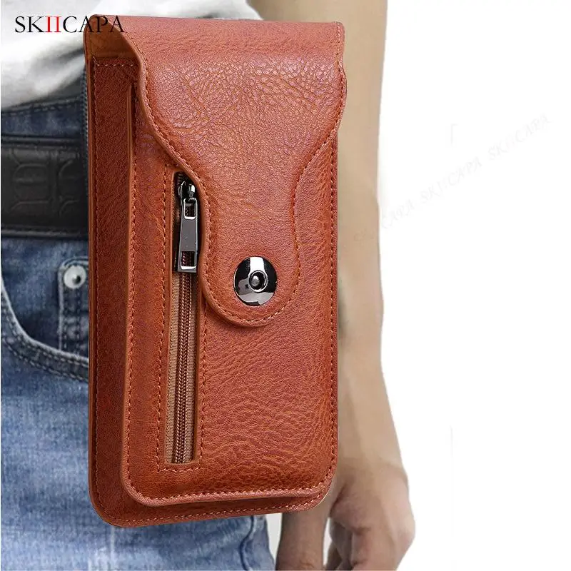 Flip Vertical Leather Case For Samsung Galaxy S24 Ultra Plus A15 A25 A05S A05 Card Slot Magnetic Holder Holster Shockproof Cover