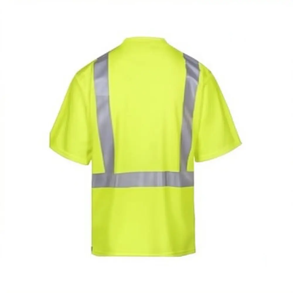 Reflective Safety Uniform Breathable Quick Dry Work T Shirt For Construction Site Industrial Utility Outdoor Operations