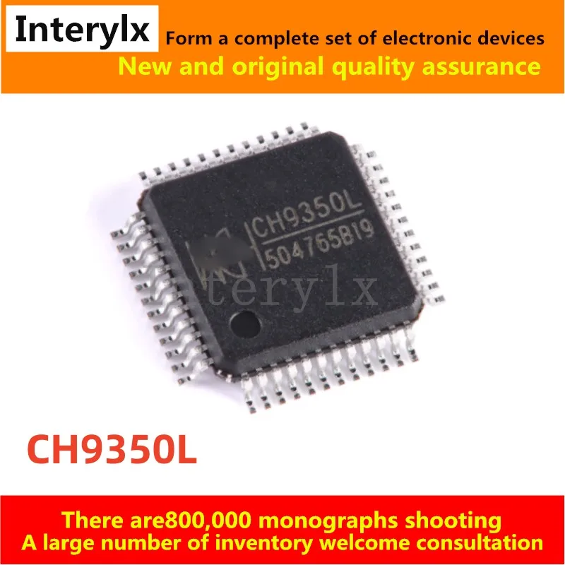 1Pcs/Lot Original New CH9350L CH9350 QFP48 USB Keyboard Mouse Extension Control Chip