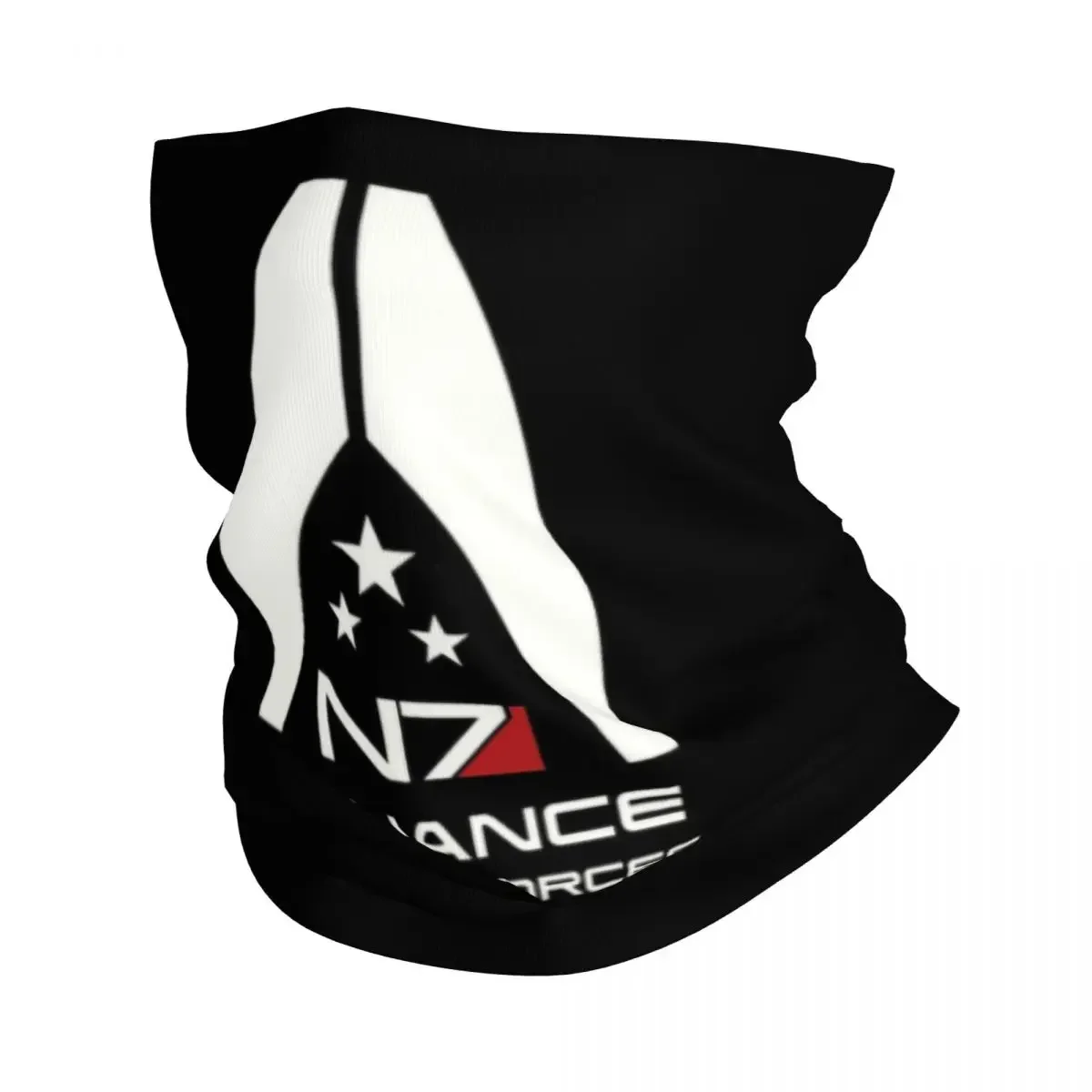 

Mass Effect Bandana Winter Neck Warmer Women Windproof Wrap Face Scarf for Ski Alliance Special Forces N7 Gaiter Headband