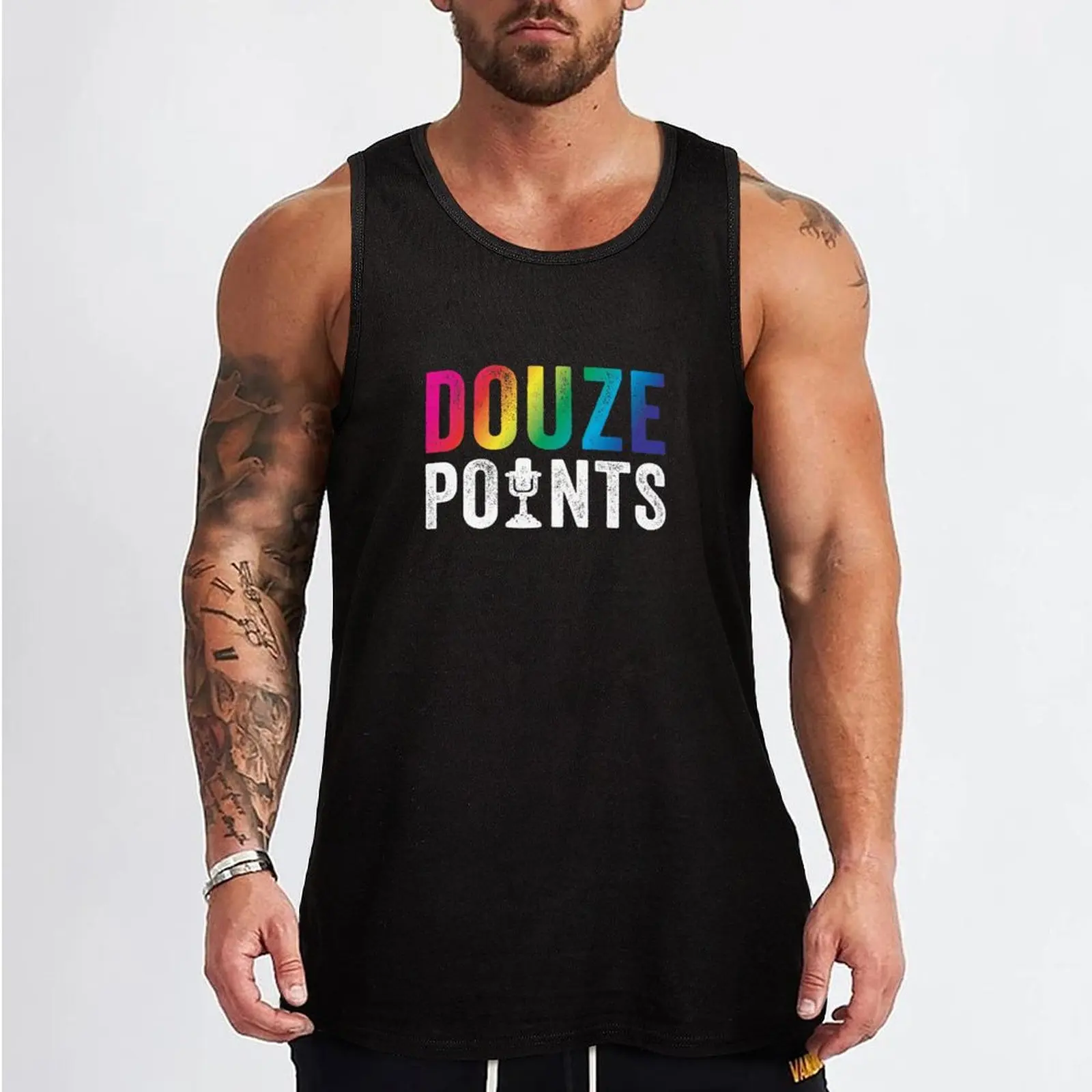 Douze Points Tank Top gym shirt men gym clothes man fitness gym clothes for man