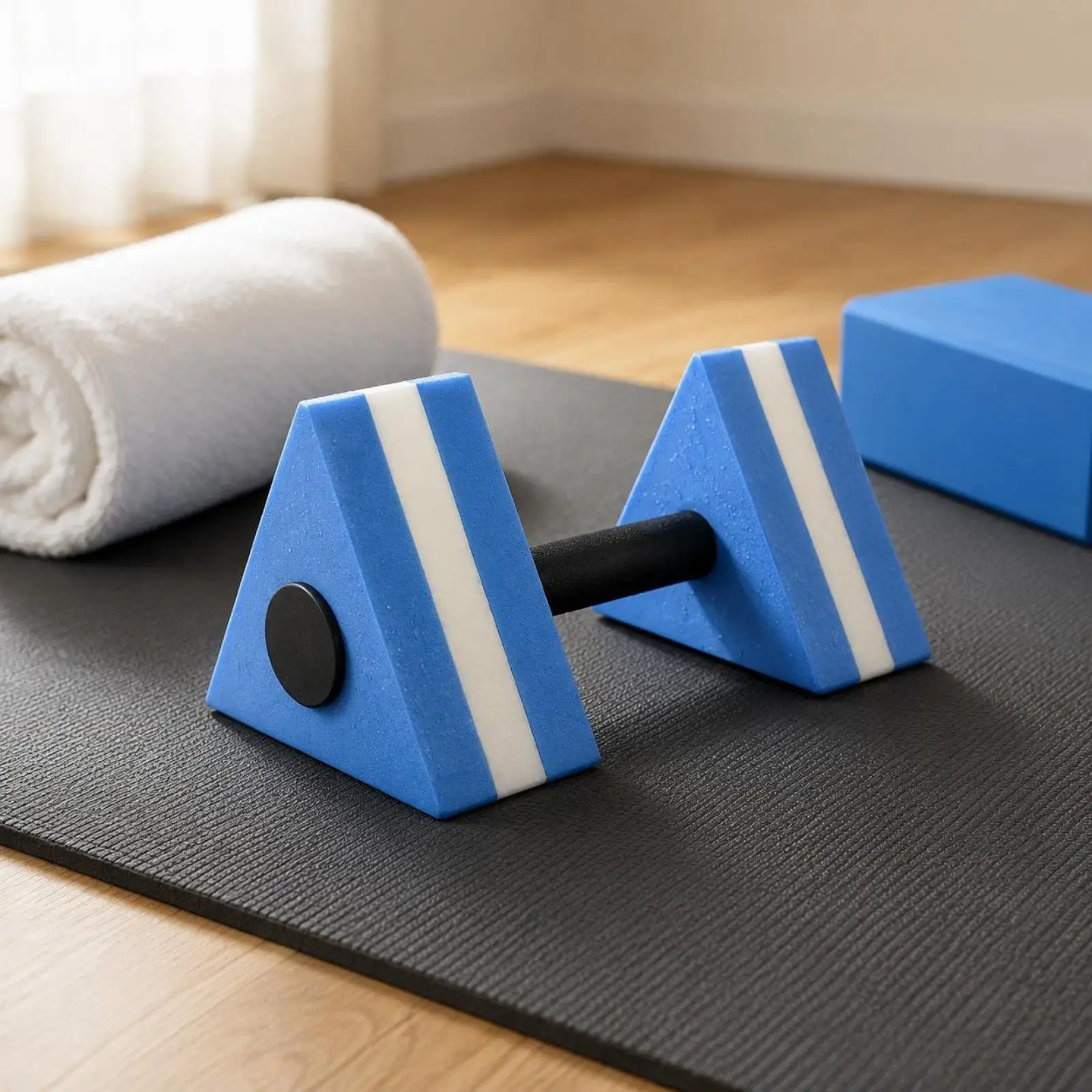 Children Swimming Aid EVA Triangle Water Dumbbell Adjustable Dumbbells for Fitness for Kids Pool Exercise Practice and Water Fun