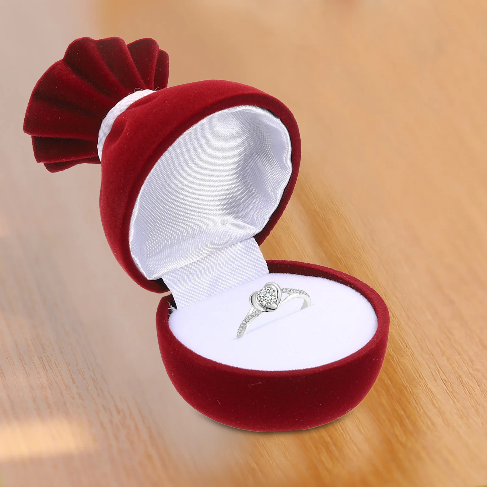 

2Pcs Jewelry Boxes Ring Earrings Organizer Case Travel Storage Box Lightweight Durable Ring Box Earrings Organizer