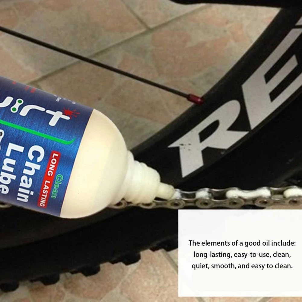 120ML Bicycle  Long lasting Chain Lube  Chain Waxy Maintenance Oil Squirt MTB Road Bike Waxy Dry Chain Gear Oil Lube