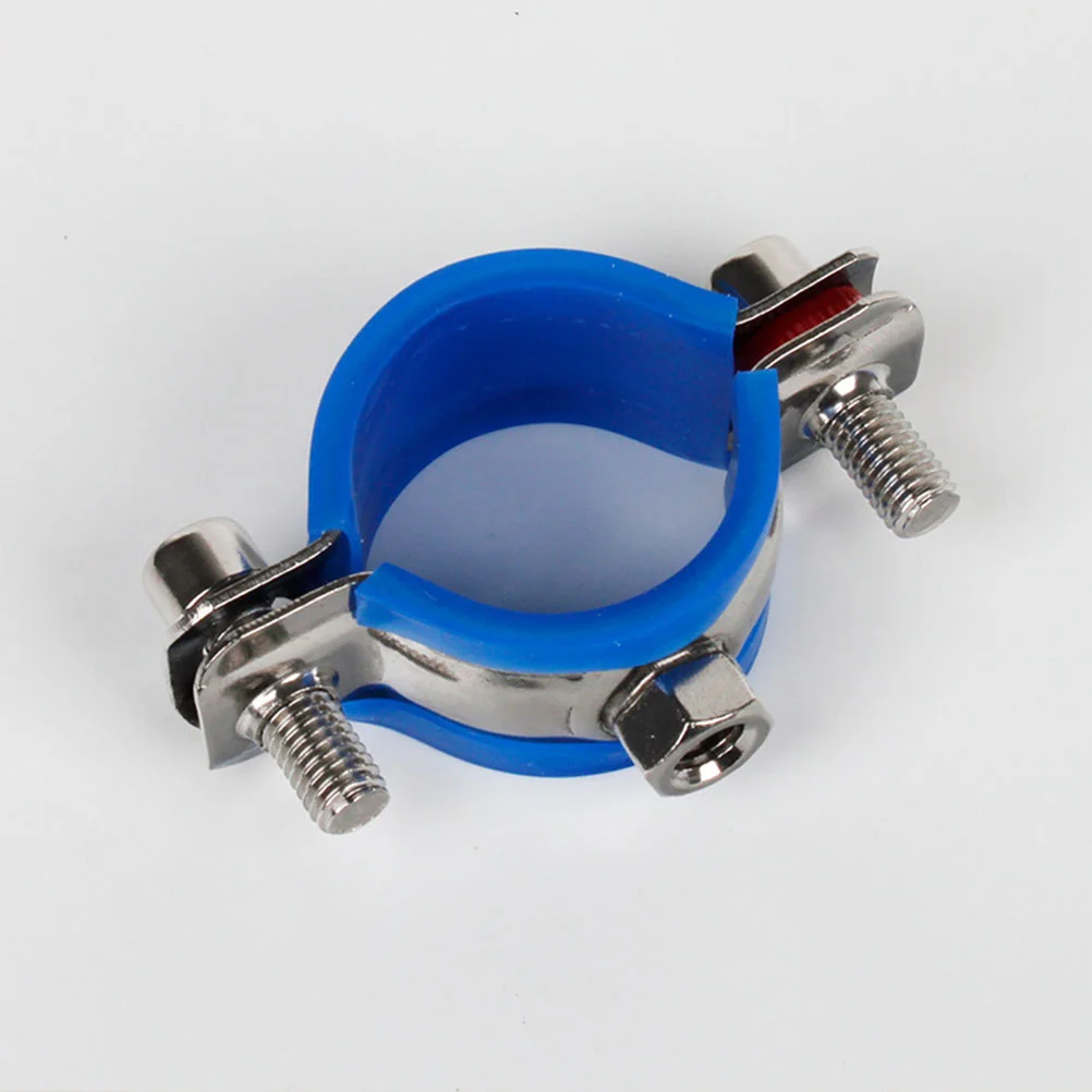 2 Pcs Pipe Clamp Tube Bracket Adjustable for Office Chair Clamps Sinking Repair Kit Stainless Steel Saver Stopper