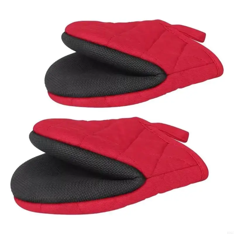 

B0KC Professional Thickened Oven Baking Gloves Heat Resistant Hand Mitts Cooking Tool