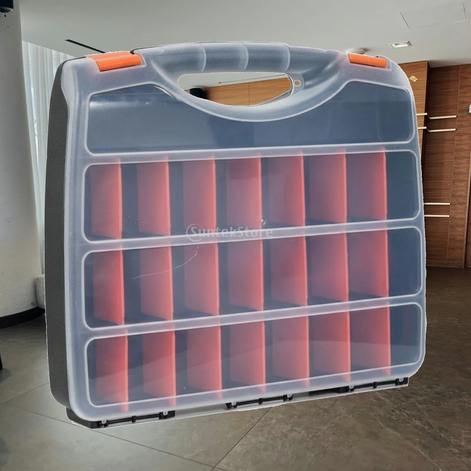 Wall Mounted Storage Cabinet with Modular Pegboard Design for Craft Room and Workshop Organization