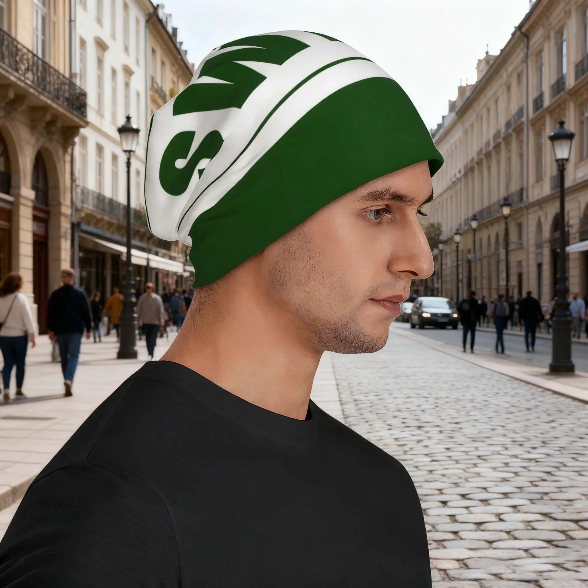 Настраиваемые красочные вязаные шапочки. Настраиваемое имя и портрет лица. Настройте шапку, что уникальные и персонализированные для вас.